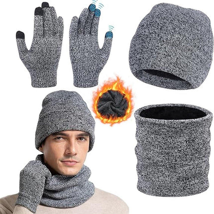 Beanie - Cotton beanie - Warm winter beanie - Scarf - Gloves - Touchscreen gloves - Ski mask - 3-in-1 beanie - Snowboard, skate, riding - Windproof and warm - Soft and comfortable - Warm fleece lining - Neck warmer.