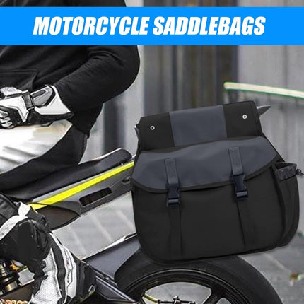 Bicycle pannier - Motorcycle tool bag - Waterproof motorcycle storage - Waterproof rear rack - Large capacity rigid pannier - Ideal for cycling and adventure travel - 107 x 17 cm.
