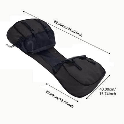 Bicycle pannier - Motorcycle tool bag - Waterproof motorcycle storage - Waterproof rear rack - Large capacity rigid pannier - Ideal for cycling and adventure travel - 107 x 17 cm.