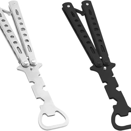 Bottle opener - set of 2 bottle openers - butterfly bottle opener - beer bottle opener - multifunctional bottle opener - butterfly bottle opener - for beer - soft drinks - cocktail shaker bar supplies.