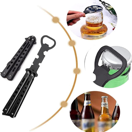 Bottle opener - set of 2 bottle openers - butterfly bottle opener - beer bottle opener - multifunctional bottle opener - butterfly bottle opener - for beer - soft drinks - cocktail shaker bar supplies.