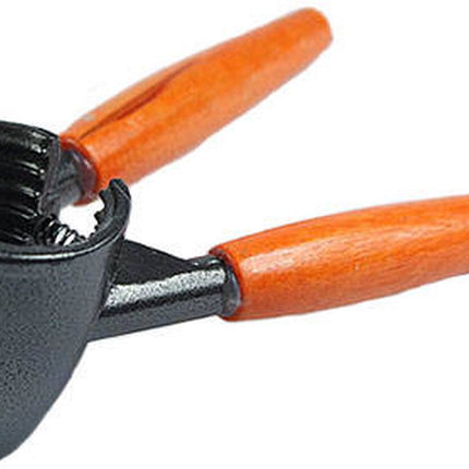TR Goods - Steel nutcracker with wooden handle - Suitable for all nuts, including walnuts, hazelnuts and almonds.