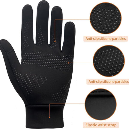 Handlebar muffs - Gloves - Scooter handlebar muffs - Hand warmers for cycling - Winter running gloves for men and women - Touchscreen compatible - Non-slip and lightweight - Suitable for cycling, sports and driving - Black.