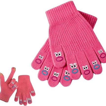 Winter gloves - Men's gloves - Women's gloves - Touchscreen gloves - Winter gloves - Perfect for skiing, cycling, walking, camping and Christmas - Christmas gift idea - Roses.