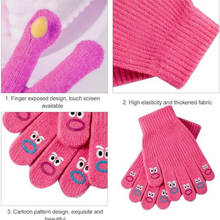Winter gloves - Men's gloves - Women's gloves - Touchscreen gloves - Winter gloves - Perfect for skiing, cycling, walking, camping and Christmas - Christmas gift idea - Roses.