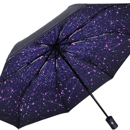 8-rib windproof travel umbrella, automatic folding travel umbrella, windproof umbrella with automatic opening and closing, portable umbrella for men and women.