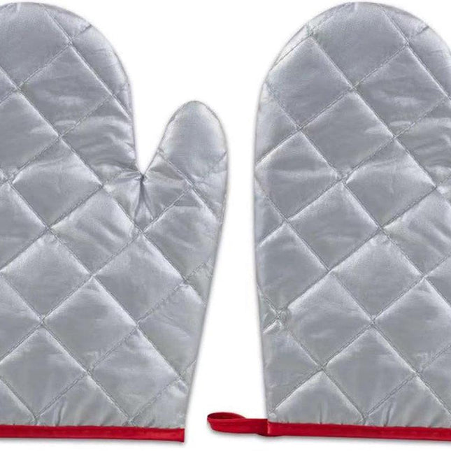 Ironing gloves for garment steamers, set of 4, flexible, steam-resistant, heat-resistant, waterproof, for garment steamers - Silver2.