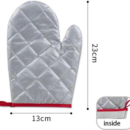 Ironing gloves for garment steamers, set of 4, flexible, steam-resistant, heat-resistant, waterproof, for garment steamers - Silver2.