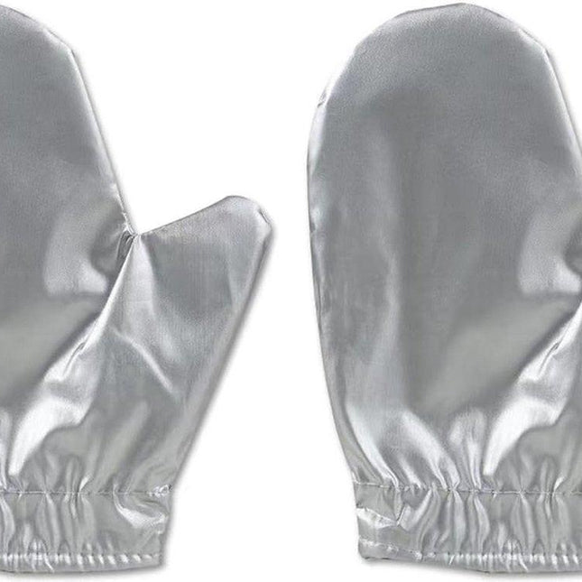 Steam ironing gloves, set of 4, flexible, steam-resistant, heat-resistant, waterproof, for garment steamers - Silver1.