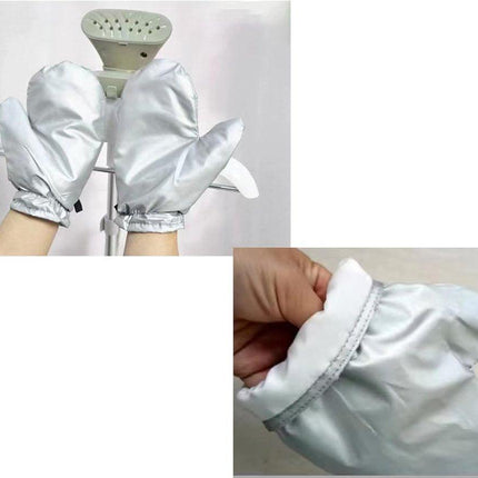 Steam ironing gloves, set of 4, flexible, steam-resistant, heat-resistant, waterproof, for garment steamers - Silver1.