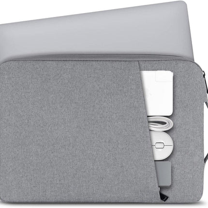 15.6-inch Laptop Sleeve - Protective Case - Laptop Storage Bag - Shockproof - Scratch-resistant - Splash-proof - Gray.