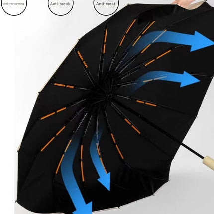 Windproof umbrella, sun protection, pocket umbrella, windproof, weatherproof, automatic open and close, 190T nylon umbrella, waterproof, unisex, compact and lightweight, 10 ribs.
