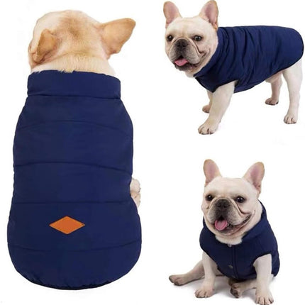 Dog coat - Dog clothes - Winter dog jackets - Waterproof dog coat - Dachshund dog coat - Warm lined winter coat - French Bulldog - Pug - Vest.