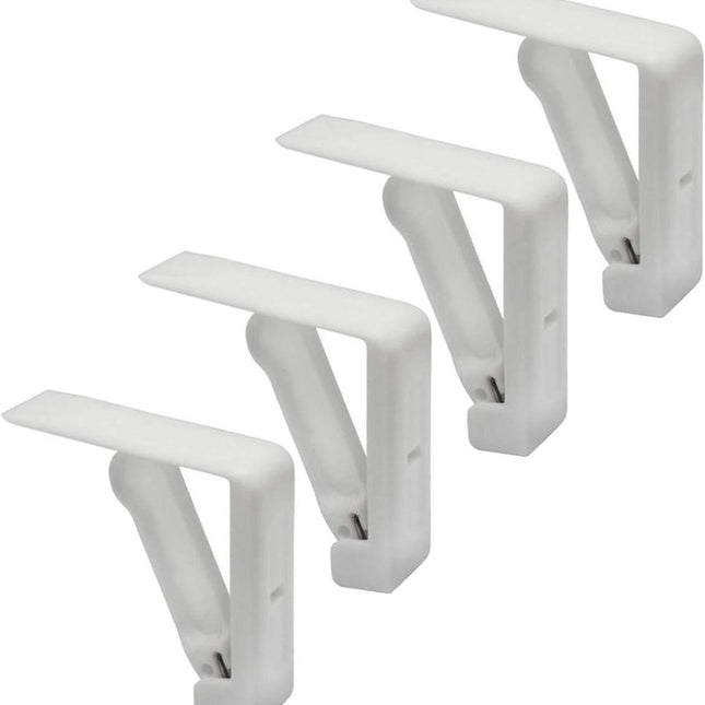 Tablecloth clips - For outdoor use, garden, picnics, weddings, parties, buffets and restaurants - Wit..