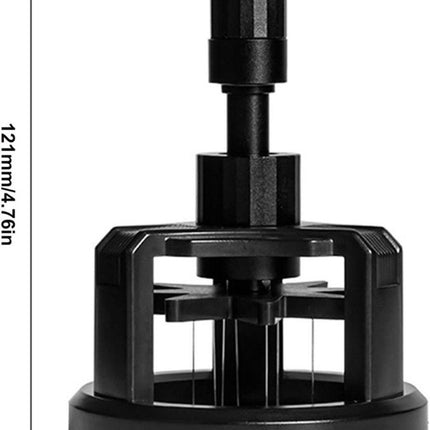 Coffee press - Manual press - Magnetic coffee dispenser - Coffee maker accessory - Non-slip needle stirrer - Countertop - Workstation - Preparation - Ground coffee smoother for home brewing - 51 mm.