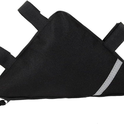 Bicycle panniers - Bicycle frame bags - Bicycle accessory bags - for phone, wallet, keys, tools - for road bikes, mountain bikes, city bikes - Bicycle accessories - Black.
