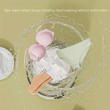 Mini Washing Machine - Underwear Washing Machine - Portable Underwear Washing Machine - Powerful Stain Removal - Compact Design - Portable and Compact - For Baby Clothes, Socks and Underwear.
