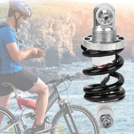 Bicycle shock absorber - Rear bicycle spring shock absorber - Metal - Mountain bike rear suspension shock absorber - Spring shock absorber - Bicycle parts - 650 lbs.
