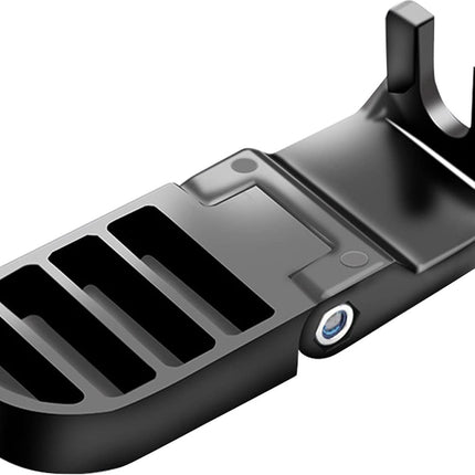 Rear bicycle pedals - Bicycle pedals - pedal - aluminum bicycle pedals - non-slip electric bicycle pedals - folding pedals - for electric bikes, mountain bikes, folding bikes - 15 mm U-slot - black.