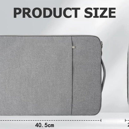 15.6-inch Laptop Sleeve - Grijs - Waterproof - Shockproof - Scratch-resistant - Splash-proof - Laptop Sleeve - Grijs.