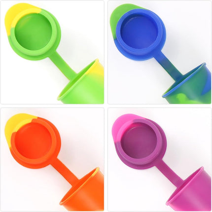 Ice Pop Mold - Ice Pop Mold - Set of 6 Ice Pops - Ice Pop Mold with Lid - Silicone Ice Pop Mold - Reusable Ice Pop Mold for Kids - BPA Free.