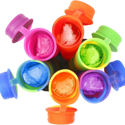 Ice Pop Mold - Ice Pop Mold - Set of 6 Ice Pops - Ice Pop Mold with Lid - Silicone Ice Pop Mold - Reusable Ice Pop Mold for Kids - BPA Free.