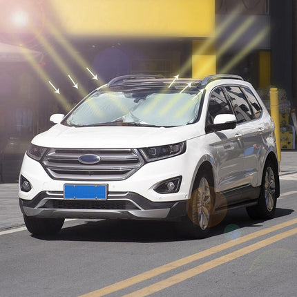 Car accessories - Car sunshade - Car sunshade - Car windshield sunshade - Universal car windshield sunshade - Foldable - UV resistant - Fits most vehicles (150 x 70 cm).