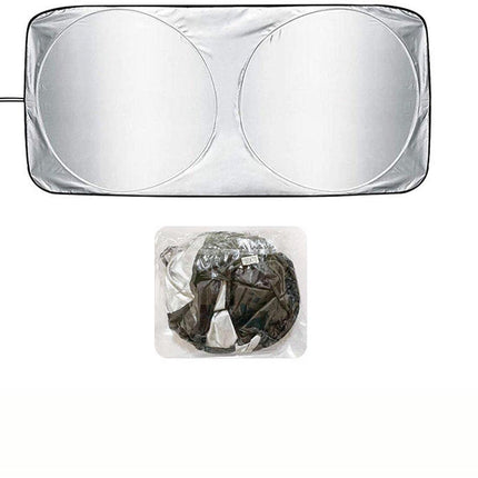 Car accessories - Car sunshade - Car sunshade - Car windshield sunshade - Universal car windshield sunshade - Foldable - UV resistant - Fits most vehicles (150 x 70 cm).