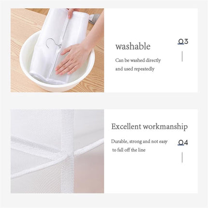 Hanging storage shelf - Closet organizer - Wardrobe organizer - 6 compartments - Suitable for handbags, clothes and toys (set of 3).