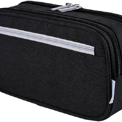 Large Capacity Pencil Case - School Pencil Case - Storage Case - Large Capacity Pencil Case for Boys and Girls - Student Office Supplies - Black.