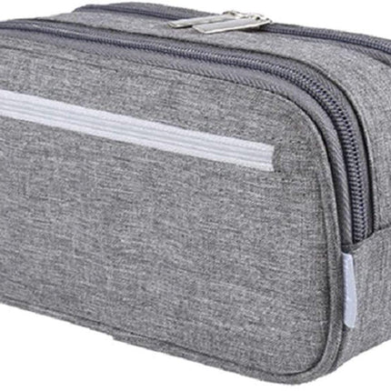 Large Capacity Pencil Case - School Pencil Case - Storage Case - Large Capacity Pencil Case for Boys and Girls - Student Office Supplies - Grijs.