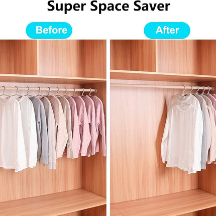 Hook - Connecting hook for hangers - 20 Hanger hooks - Ideal space saver for your wardrobe - Wit.