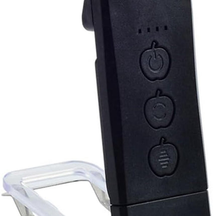 Boek Lamp - LED de Boek Lamp with Clamp - 3 Reading Light Modes - USB-C Rechargeable - Black.