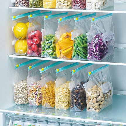 90 pcs Food Storage Bags - Zippered Freezer Bags - Freezer Bags - Stand Zippered (23*14cm).
