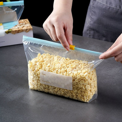 90 pcs Food Storage Bags - Zippered Freezer Bags - Freezer Bags - Stand Zippered (23*14cm).
