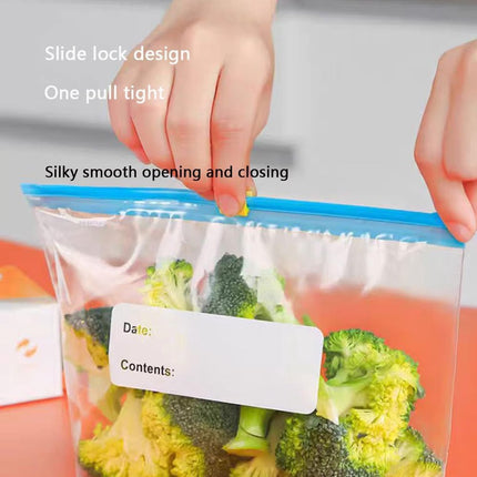90 pcs Food Storage Bags - Zippered Freezer Bags - Freezer Bags - Stand Zippered (23*14cm).