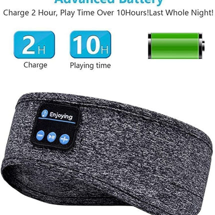 Bluetooth Sleep Headphones Headband with Eye Mask, One Size.