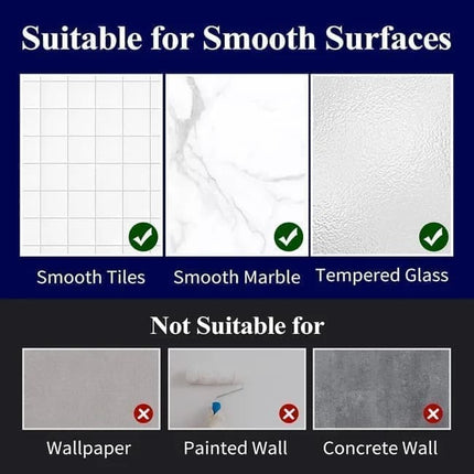 2-Pack Stainless Steel Shower Shelf, Drill-Free Bathroom Storage for Shampoo, 12x4x6 Inches.