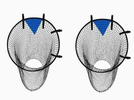 2-Pack Football Goal Training Nets, Durable Stable for Shooting Practice, Easy to Assemble Remove, Black, 7.3 x 4.1 x 3.3 ft.