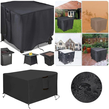 Waterproof 420D Oxford Outdoor Furniture Cover UV Dust Protection for Tables Chairs and Grill, 76 cm x 76 cm x 63 cm.