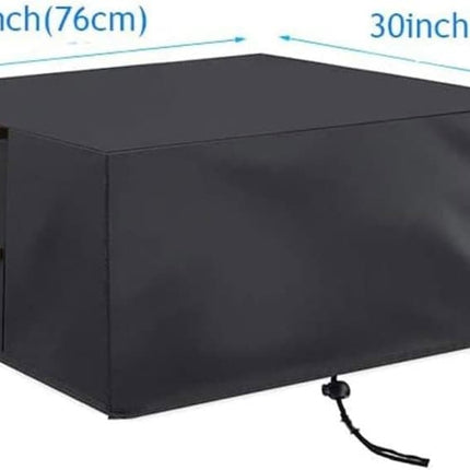 Waterproof 420D Oxford Outdoor Furniture Cover UV Dust Protection for Tables Chairs and Grill, 76 cm x 76 cm x 63 cm.