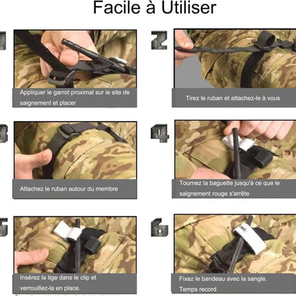 Emergency Tourniquet Kit for Bleeding Control, Hunting and Hiking.