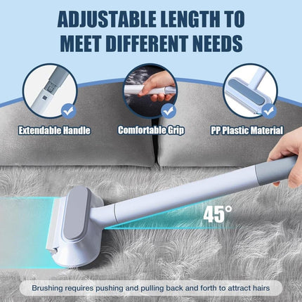 Pet Fur Remover 4-in-1, Multifunctional Brush for Dogs, Compatible with Furniture Car Sofa Clothes.