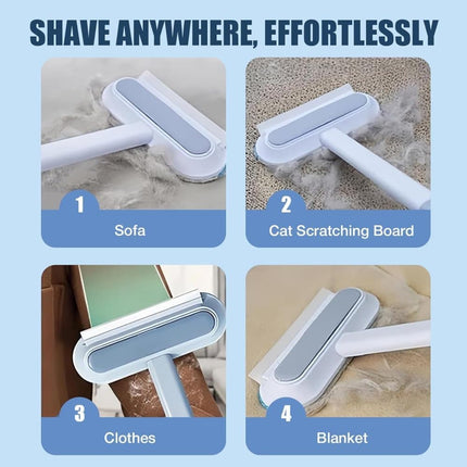Pet Fur Remover 4-in-1, Multifunctional Brush for Dogs, Compatible with Furniture Car Sofa Clothes.