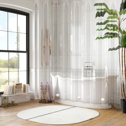 3-pack shower curtain magnets with silicone cover, rustproof and silent, prevents curtain from blowing up, 1.5 inches.