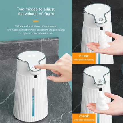 Automatic Soap Dispenser 400ml Touchless USB-C Rechargeable Soap Pump.