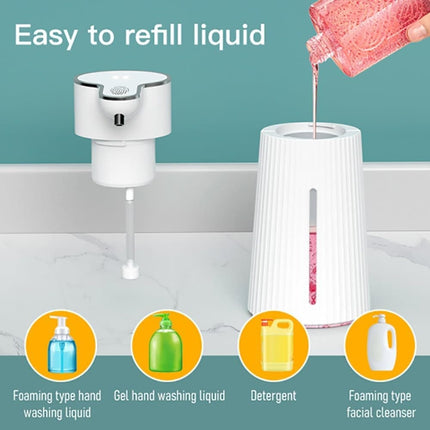 Automatic Soap Dispenser 400ml Touchless USB-C Rechargeable Soap Pump.