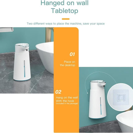 Automatic Soap Dispenser 400ml Touchless USB-C Rechargeable Soap Pump.