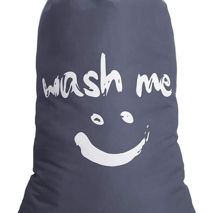 60L Large Foldable Laundry Bag for Travel, with Handles, Gray, 60x80cm.