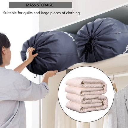 60L Large Foldable Laundry Bag for Travel, with Handles, Gray, 60x80cm.